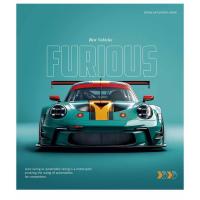 Зошит Школярик Cars posters 96 аркушів лінія Фото