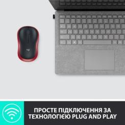 Мышка Logitech M185 red Фото 7