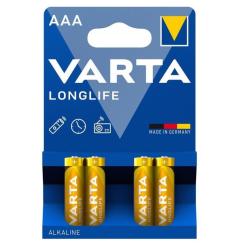 Батарейка Varta AAA Longlife LR03 * 4 Фото