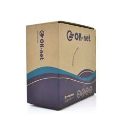 Кабель сетевой OK-Net U/UTP-cat.5, 4*2*0.51, зовнішній, +трос, 500м Фото 1