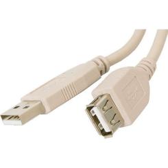 Дата кабель Atcom USB 2.0 AM/AF 1.8m Фото
