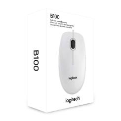 Мышка Logitech B100 White Фото 2