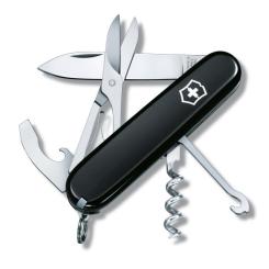 Нож Victorinox Compact 91 мм Чорний Фото