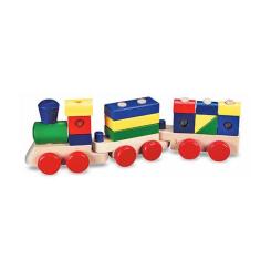 Развивающая игрушка Melissa&Doug Поезд из кубиков Фото 1