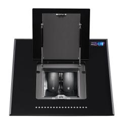 Вытяжка кухонная Pyramida HES 30 (D-600 MM) BLACK /AJ Фото 1