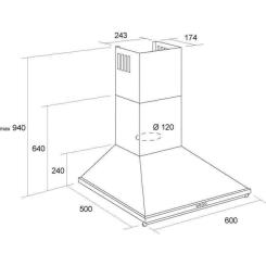 Вытяжка кухонная Pyramida KH 60 RUSTICO BL Фото 7