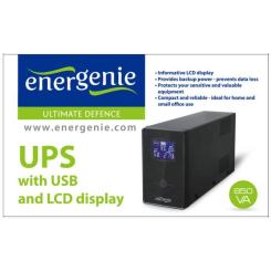 Источник бесперебойного питания EnerGenie EG-UPS-032 850VA LCD Фото 1