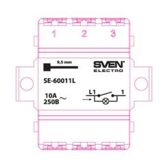 Выключатель Sven SE-60011L white Фото 2