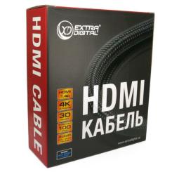 Кабель мультимедийный Extradigital HDMI M to HDMI M 15.0m Фото 1