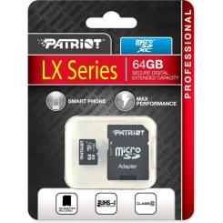 Карта памяти Patriot 64GB microSD class10 UHS-1 Фото 3