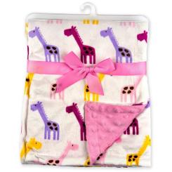 Одеяло детское Luvable Friends двостороннє для дівчаток Фото