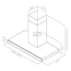 Вытяжка кухонная Elica JOY BLIX/A/60 Фото 1