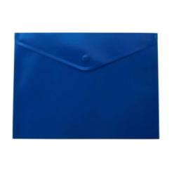 Папка - конверт Buromax А5, with a button, blue Фото