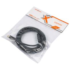 Кабель мультимедийный Maxxter HDMI M to HDMI M 3.0m Фото 1