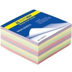 Бумага для заметок Buromax DECOR 90х90х40мм, glued Фото