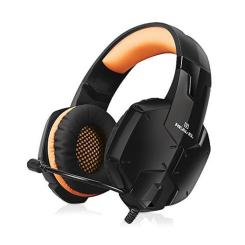 Наушники REAL-EL GDX-7700 Surround 7.1 Black/Orange Фото