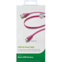 Дата кабель Cellularline USB 2.0 AM to Micro 5P 1.0m pink Фото 2