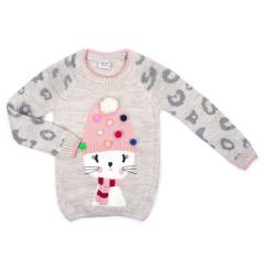 Кофта детская Breeze с котиком в шапочке Фото