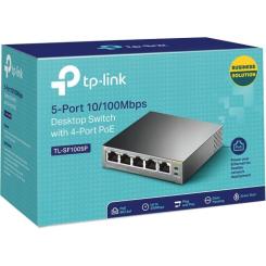 Коммутатор сетевой TP-Link TL-SF1005P Фото 4