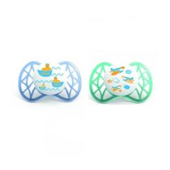 Пустышка Nuvita Air 0м+ 2шт. для мальчика Фото