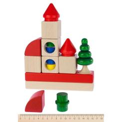 Конструктор Nic cubio деревянный 20 эл. Фото 3