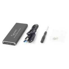 Карман внешний Gembird M.2 (NGFF), USB3.0, черный Фото 3