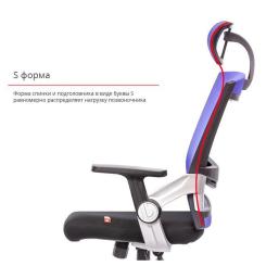 Офисное кресло Аклас Прима PL HR ANF Серое Фото 6