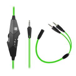 Наушники Gemix N3 Black-Green Gaming Фото 3
