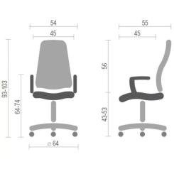 Офисное кресло Аклас Арси PL TILT Фото 5