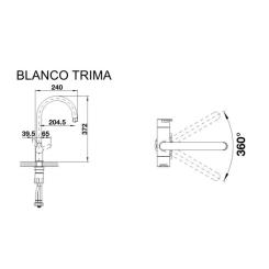 Смеситель Blanco TRIMA ХРОМ Фото 1