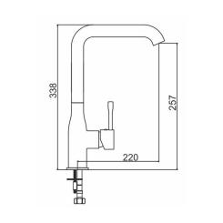 Смеситель Interline Loft new Sateen Фото 2