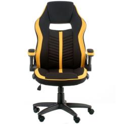 Кресло игровое Special4You Prime black/yellow Фото 1