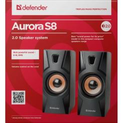 Акустическая система Defender Aurora S8 Black Фото 1
