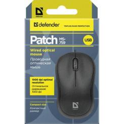 Мышка Defender Patch MS-759 Black Фото 4