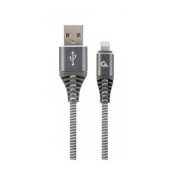 Дата кабель Cablexpert USB 2.0 AM to Lightning 2.0m Фото