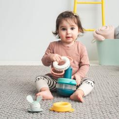 Развивающая игрушка Taf Toys пірамідка Кролик колекція Полярне сяйво Фото 3