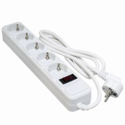 Сетевой фильтр питания Patron 5m (SP-1055W), 5 розеток White Фото