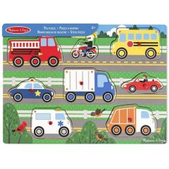 Развивающая игрушка Melissa&Doug Пазл Угадай машинку Фото