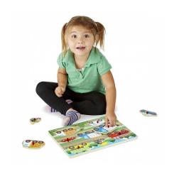 Развивающая игрушка Melissa&Doug Пазл Угадай машинку Фото 3