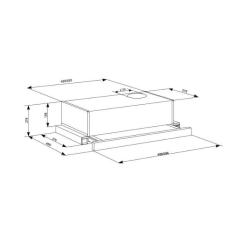 Вытяжка кухонная Eleyus LOTUS 470 50 BL Фото 8