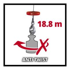 Лебедка Einhell тельфер TC-EH 1000 Фото 8