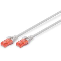 Патч-корд Digitus 3м, UTP, cat.6, CCA, grey Фото