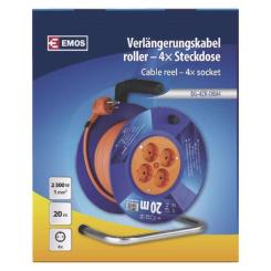 Сетевой удлинитель EMOS катушка 4 роз., 20 м Фото 4