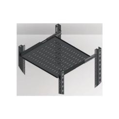 Полка 19" Mirsan 1U глуб. 350-440мм, RAL 9005 Фото