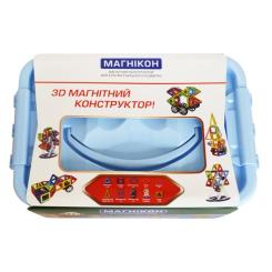 Конструктор Магнікон 118 деталей Plastic box Фото 1