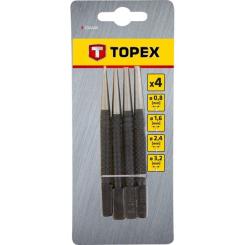 Добойник Topex набор 4 шт. 0.8-3.2 мм Фото 1