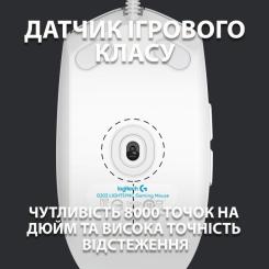 Мышка Logitech G102 Lightsync White Фото 2