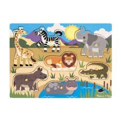 Развивающая игрушка Melissa&Doug рамка-вкладыш Сафари Фото