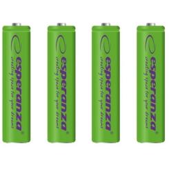 Аккумулятор Esperanza AA 2000mAh Ni-MH * 4 green Фото