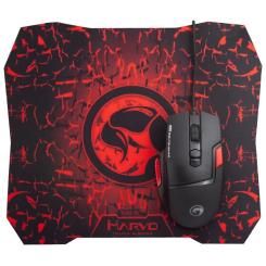 Мышка Marvo M355+G1 USB Black Фото 2